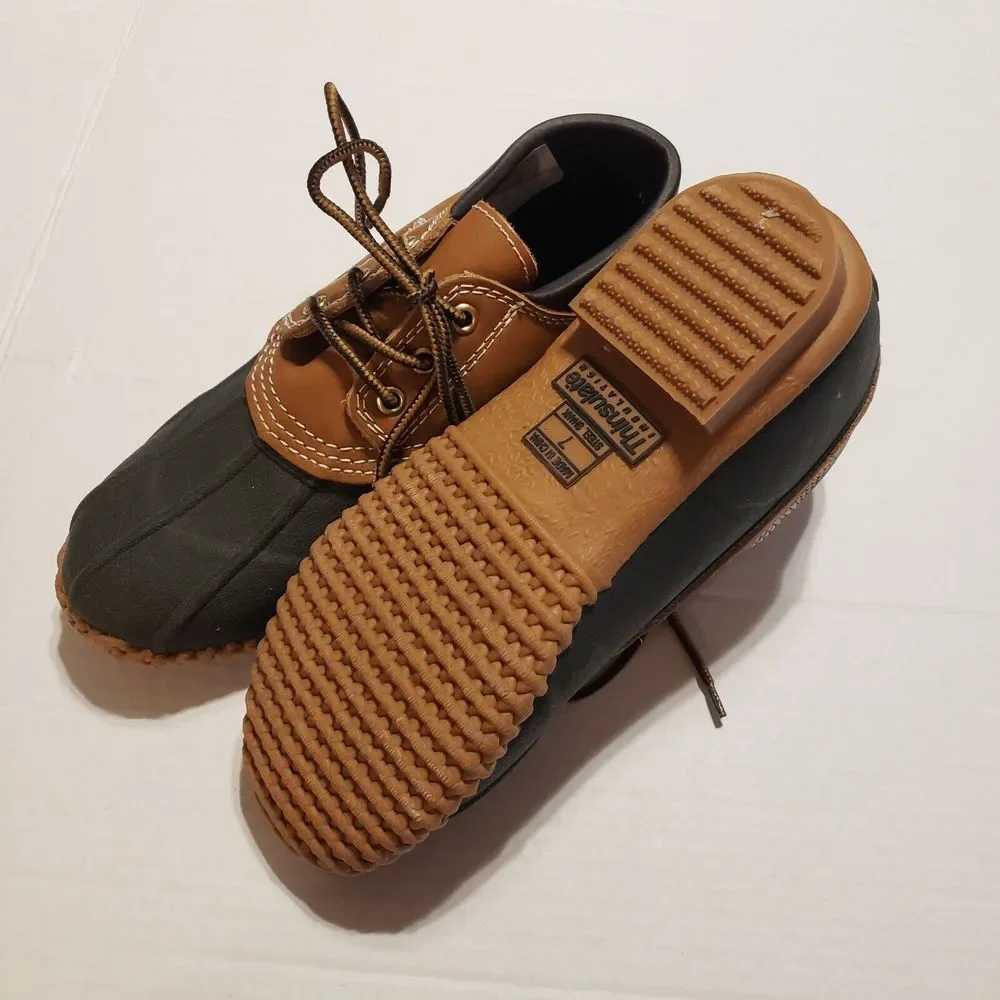 Soggs Men's Thinsulate Slip on Duck Shoes size‎ 7 steel shank